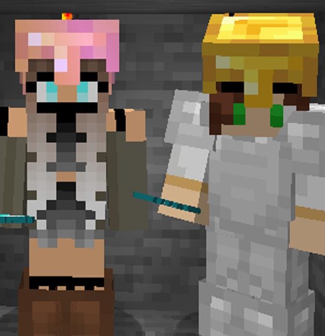 Mausepuppe und Juanne beim Buddeln